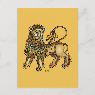 Zodiac: Leo, 1482 Briefkaart