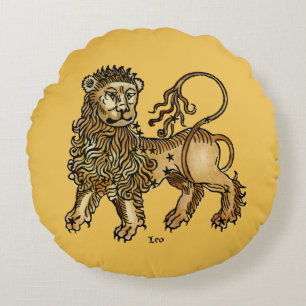 Zodiac: Leo 1482 Rond Kussen