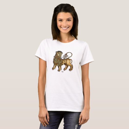Zodiac: Leo 1482 T-shirt (Voorkant volledig)