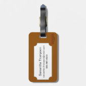 Zodiac: Leo 1494 Bagagelabel (Achterkant verticaal)