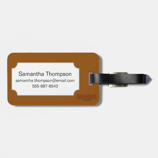 Zodiac: Leo 1494 Bagagelabel (Achterkant horizontaal)