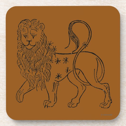 Zodiac: Leo 1494 Bier Onderzetter (Voorkant)