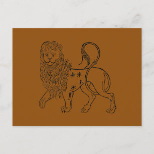 Zodiac: Leo, 1494 Briefkaart