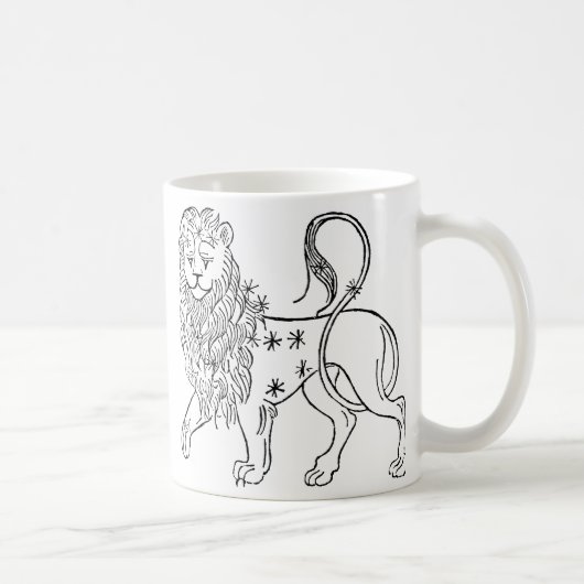 Zodiac: Leo 1494 Koffiemok (Rechts)