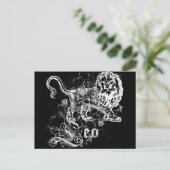 Zodiac Leo Briefkaart (Staand voorkant)