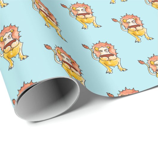 Zodiac Leo Cadeaupapier (Rol Hoek)