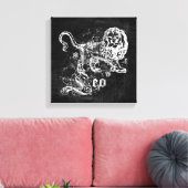 Zodiac Leo Canvas Afdruk (Insitu (Woonkamer))