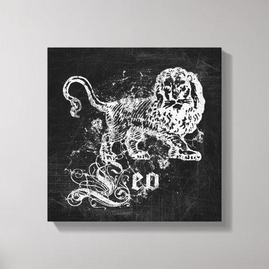 Zodiac Leo Canvas Afdruk (Voorkant)
