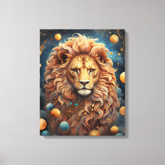 Zodiac Leo Canvas Print