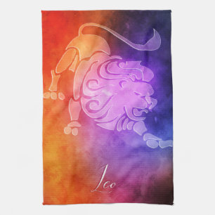 Zodiac: Leo Colorful Snoep Colors Theedoek