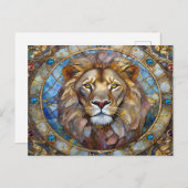 Zodiac - Leo de Leeuw Feestdagenkaart (Voorkant / Achterkant)