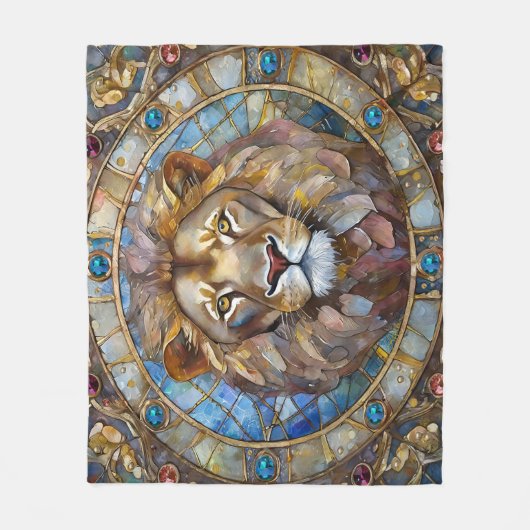 Zodiac - Leo de Leeuw Fleece Deken (Voorkant)