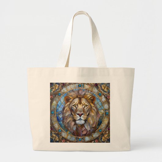 Zodiac - Leo de Leeuw Grote Tote Bag (Voorkant)