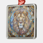 Zodiac - Leo de Leeuw Metalen Ornament (Links)