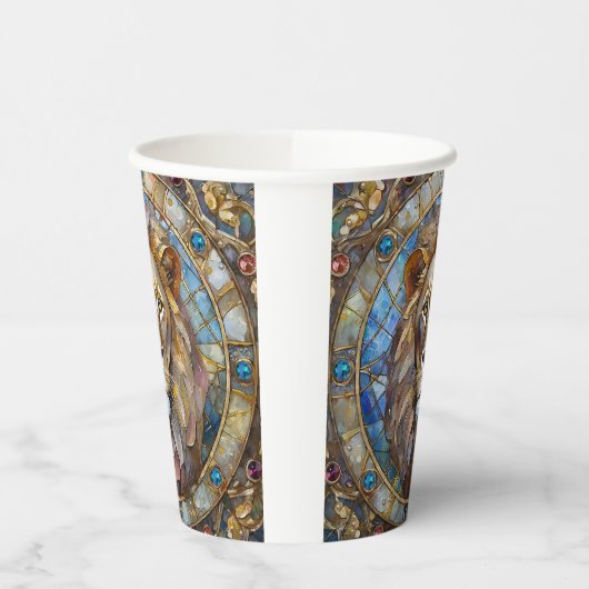 Zodiac - Leo de Leeuw Papieren Bekers (Links)