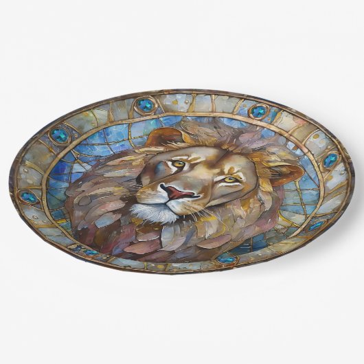 Zodiac - Leo de Leeuw Papieren Bordje (Gekanteld)