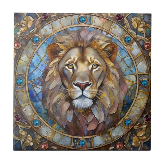 Zodiac - Leo de Leeuw Tegeltje (Voorkant)