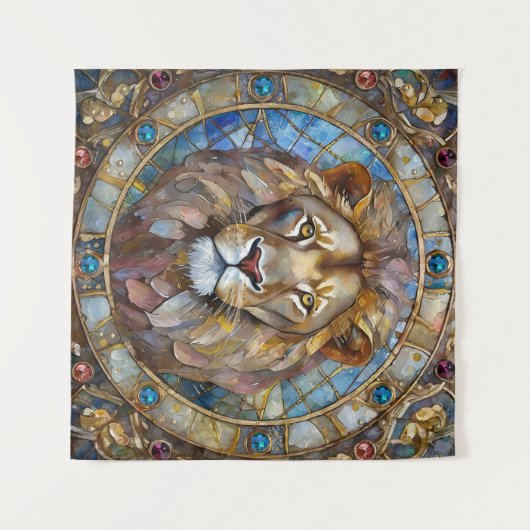 Zodiac - Leo de Leeuw Wandkleed (Voorkant (horizontaal))