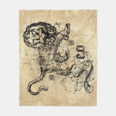 Zodiac Leo Fleece Deken (Voorkant)