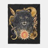 Zodiac Leo Fleece Deken (Voorkant)