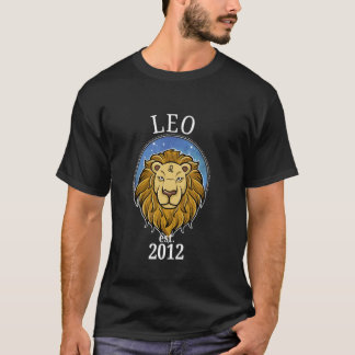 Zodiac Leo geboren in 2012 T-shirt