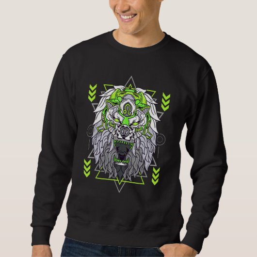 Zodiac Leo geïnspireerd met het symbool van de lee Trui (Voorkant)