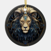 Zodiac Leo gepersonaliseerde astrologie Ornament (Voorkant)
