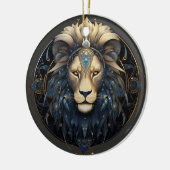 Zodiac Leo gepersonaliseerde astrologie Ornament (Links)