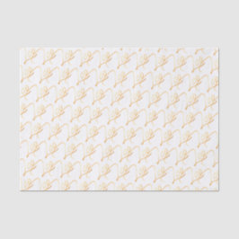 Zodiac "Leo" Gold Script-toonpapier Tissuepapier