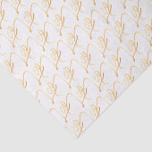 Zodiac "Leo" Gold Script-toonpapier Tissuepapier (Detail)