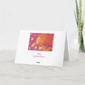 Zodiac Leo 'Happy Birthday' wenskaart Kaart (Achterkant)