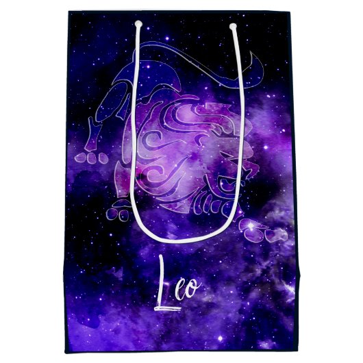 Zodiac: Leo Medium Cadeauzakje (Achterkant)