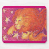 Zodiac Leo mousepad Muismat (Voorkant)