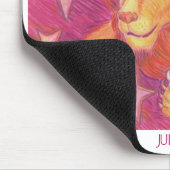 Zodiac Leo mousepad witte grens Muismat (Hoek)