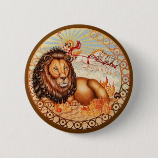 Zodiac Leo - Pas hem aan! Ronde Button 5,7 Cm