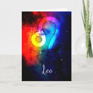 Zodiac: Leo Rainbow Space Kaart