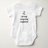 Zodiac Leo Romper (Achterkant)
