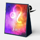 Zodiac: Leo Snoep Space Bedankdoosjes (Achterkant)