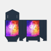 Zodiac: Leo Snoep Space Bedankdoosjes (Uitgevouwen)