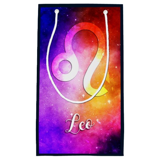 Zodiac: Leo Snoep Space Klein Cadeauzakje (Voorkant)