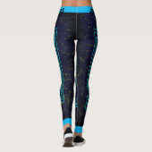 Zodiac Leo Star Map Leggings (Achterkant)