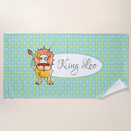 Zodiac Leo Strandlaken (Voorkant)