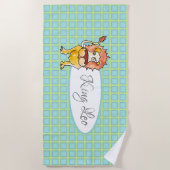 Zodiac Leo Strandlaken (Voorkant)