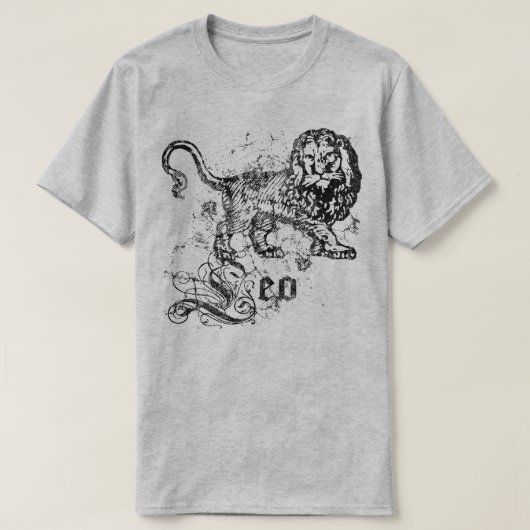  Zodiac Leo T-shirt (Design voorkant)