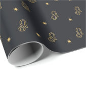 Zodiac Leo teken inpakpapier (Rol Hoek)