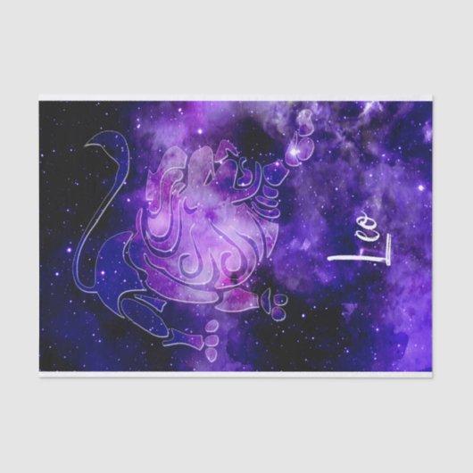 Zodiac: Leo Tissuepapier (Voorkant)