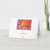 Zodiac Leo-wenskaart Kaart (Achterkant)