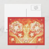 Zodiac Libra briefkaart (Voorkant / Achterkant)