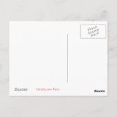Zodiac Libra briefkaart (Achterkant)