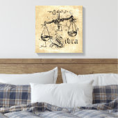 Zodiac Libra Canvas Afdruk (Insitu (Slaapkamer))